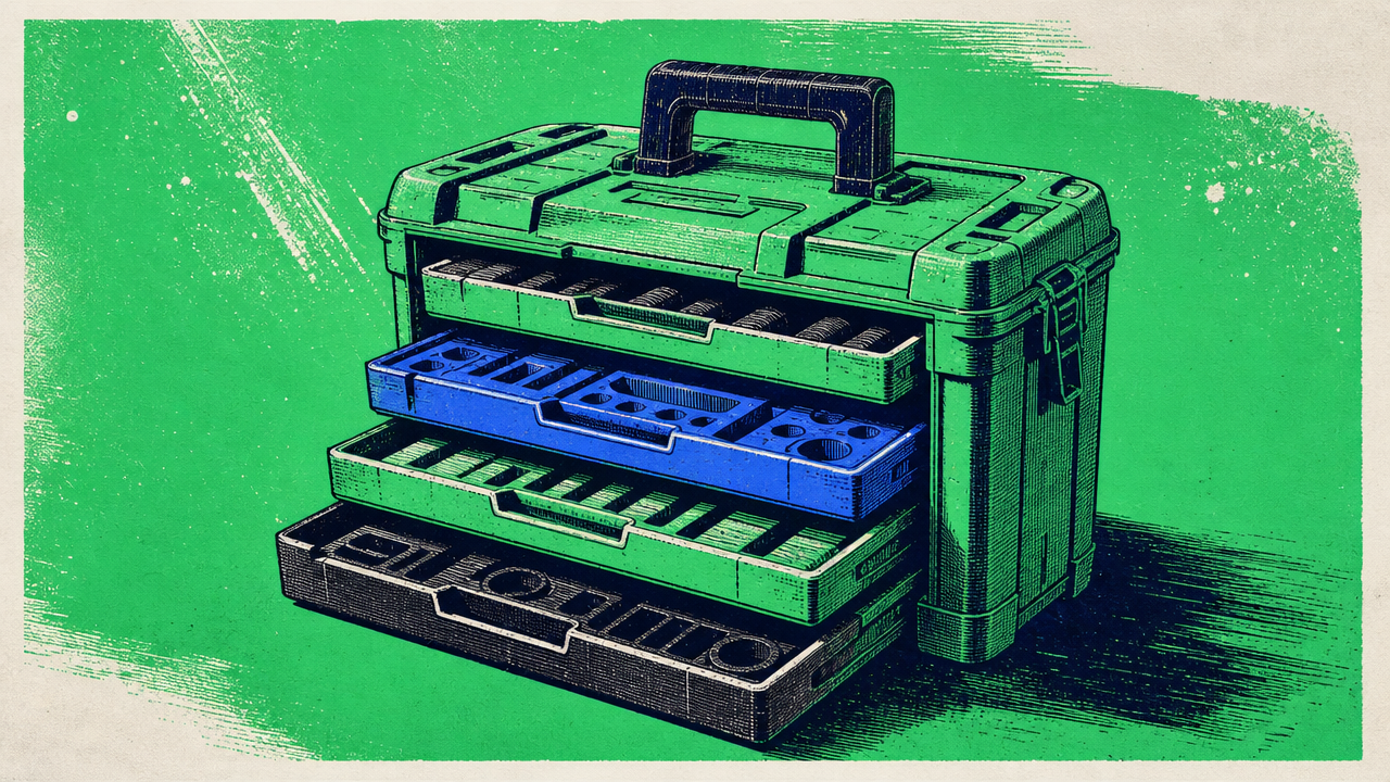 Illustration of a Claude Code terminal pane showing a model selector with different Claude model tiers