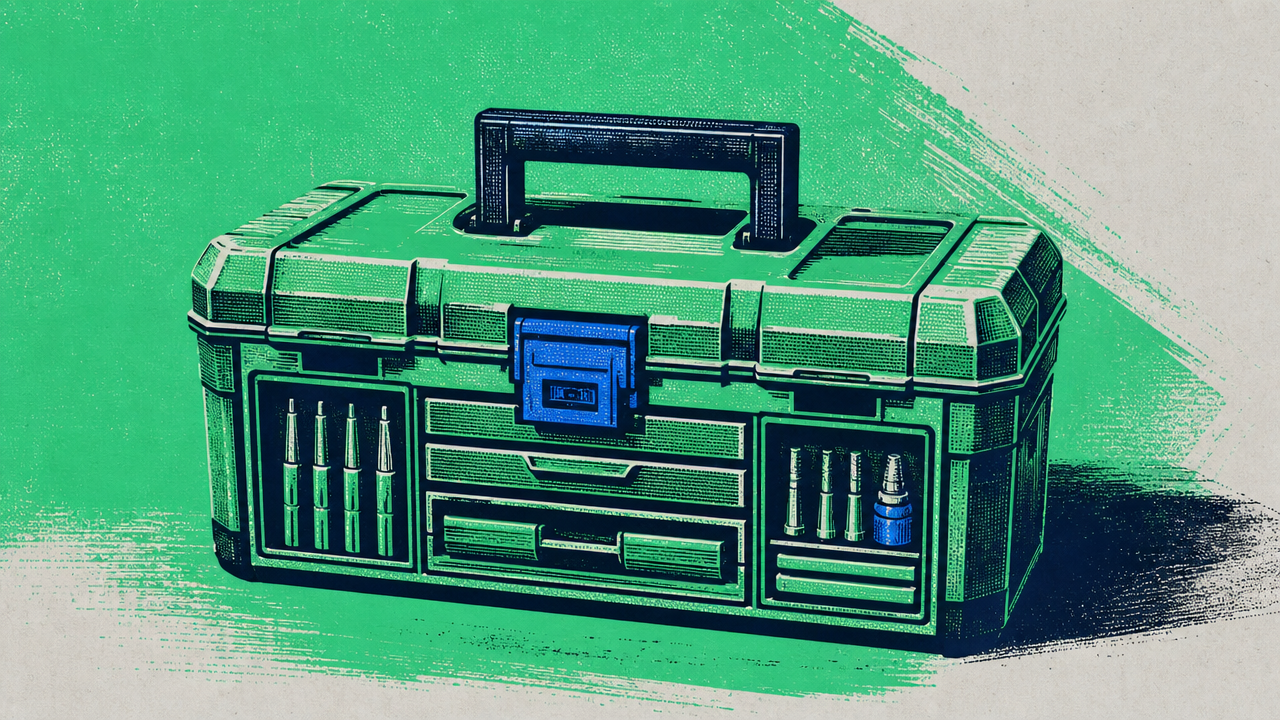 Overview illustration of Claude Code components: terminal agent, skills, plugins, and subagents on a developer desk